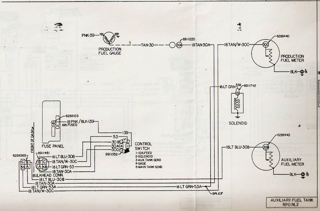 Gas Tank Wiring Diagram For 1985 Chevy Pu