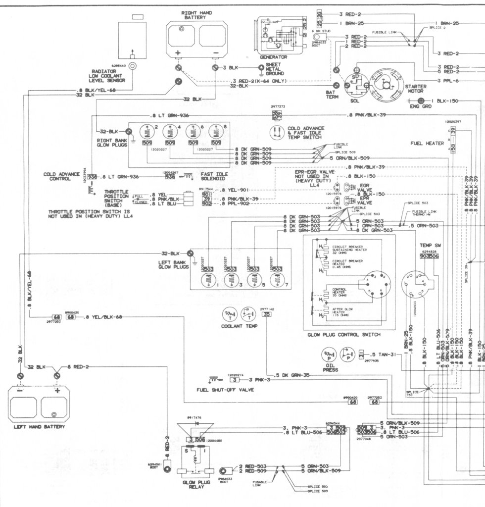 1982 c30 6.2 diesel engine wiring diagram | GM Square Body - 1973