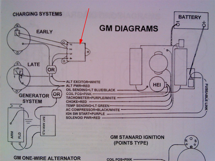 Chevy Voltage Regulator Wiring Diagram - Wiring Diagram