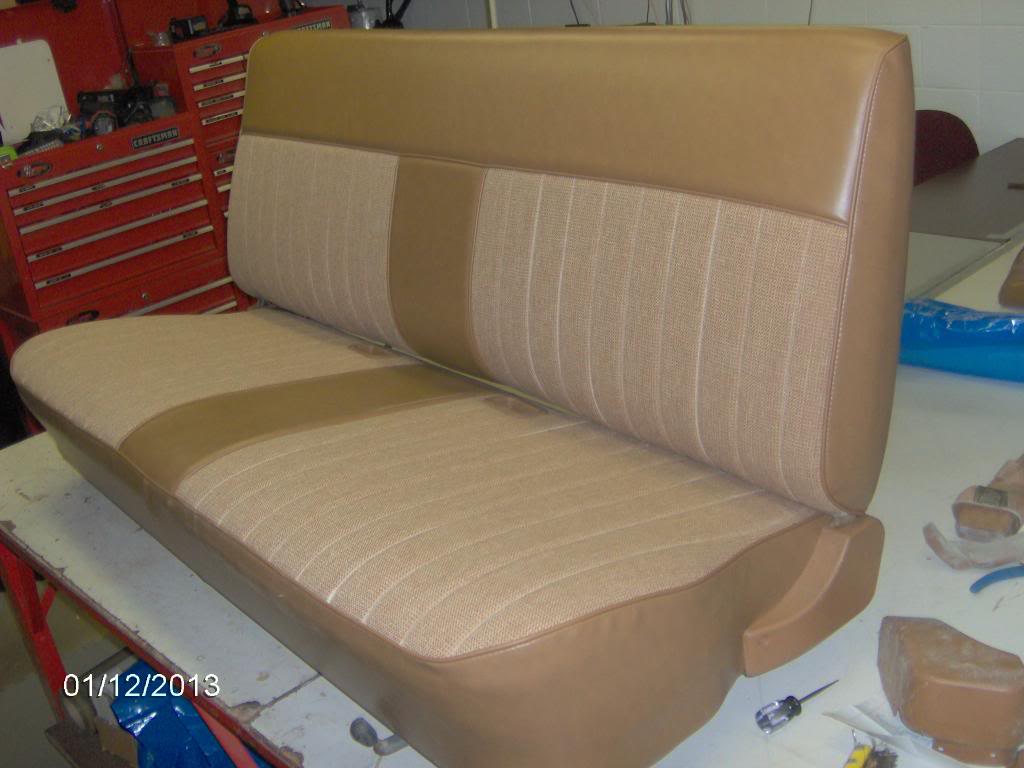 Reupholstering a Bench seat. Picture Heavy | GM Square Body - 1973