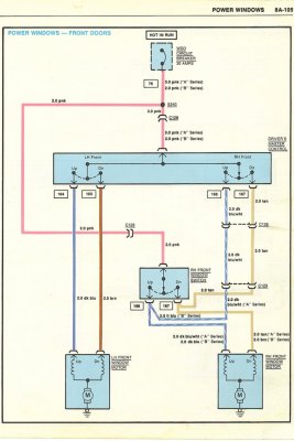 Only 1986 Dodge Van Passenger Side Power Window Switch Wiring Diagram from www.gmsquarebody.com