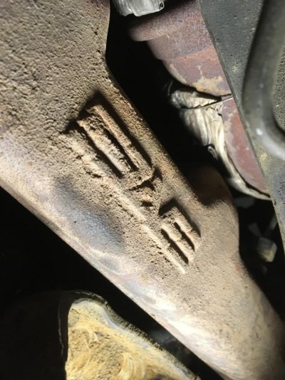 ID marks exhaust manifold (close up).JPG